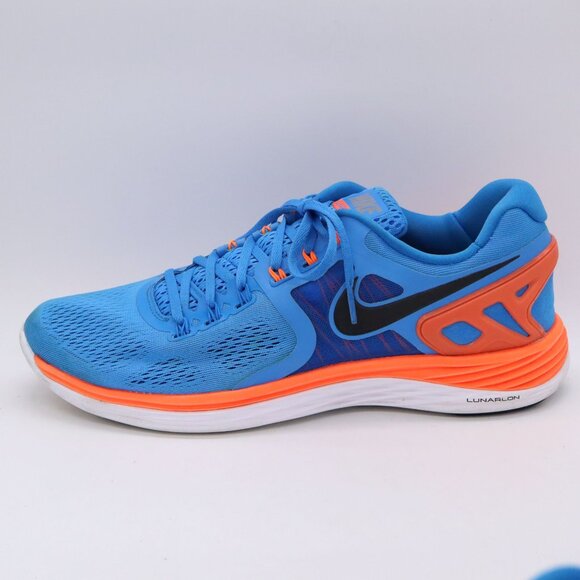 Nike LunarEclipse 4 Mens Sz 13 - Blue / Orange 629682-401 - Picture 10 of 14
